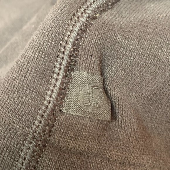 Black Melton Lululemon zip up Jacket - Picture 2 of 10